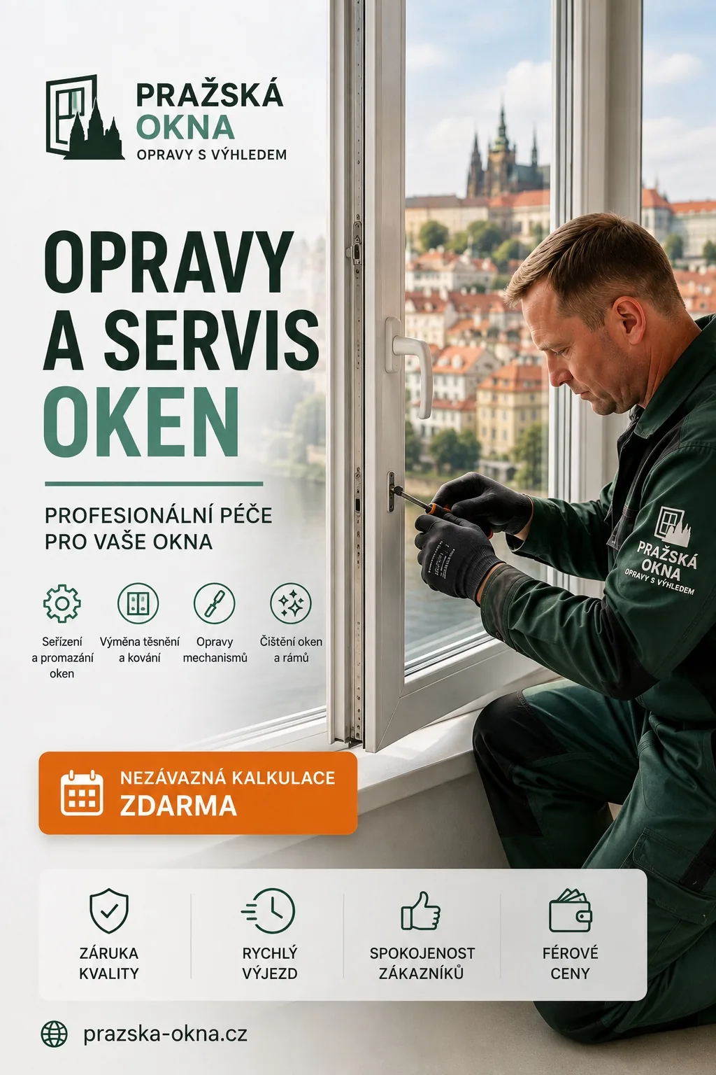 Pražská Okna – servis a opravy oken v Praze